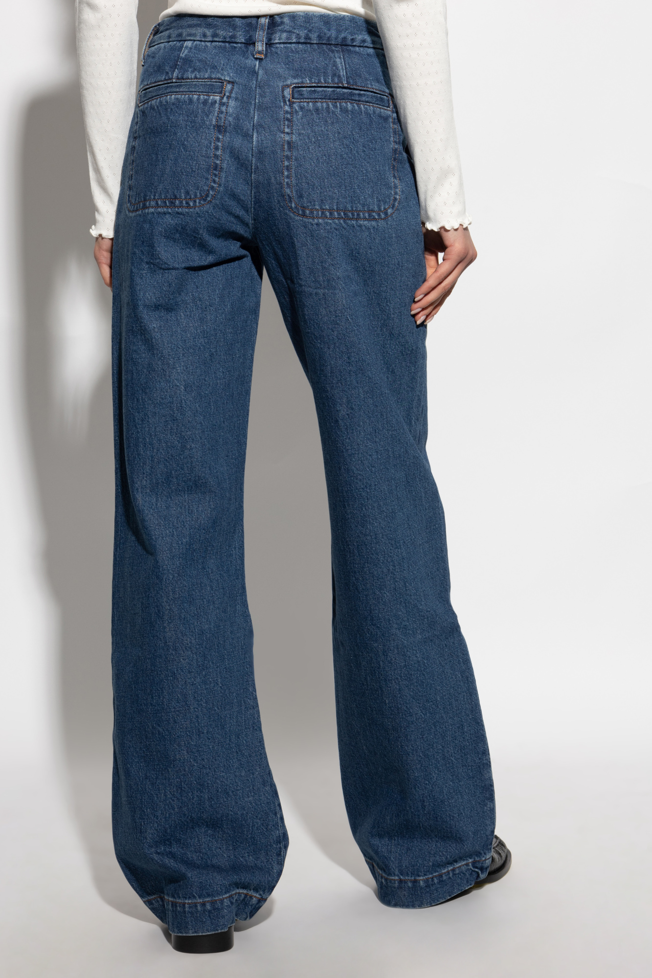 A.P.C｜JEANS ( Seaside jeans (COHTD F09085 IAL)) Seaside jeans | Stonewashed Indigo Japanese Denim | A.P.C.